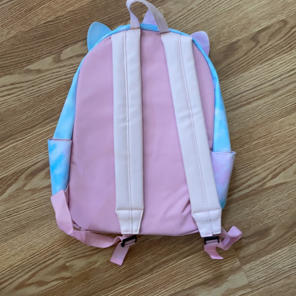 Girl Tie-Dye Unicorn Backpack With Hair Accessories - Picture 6 of 6
